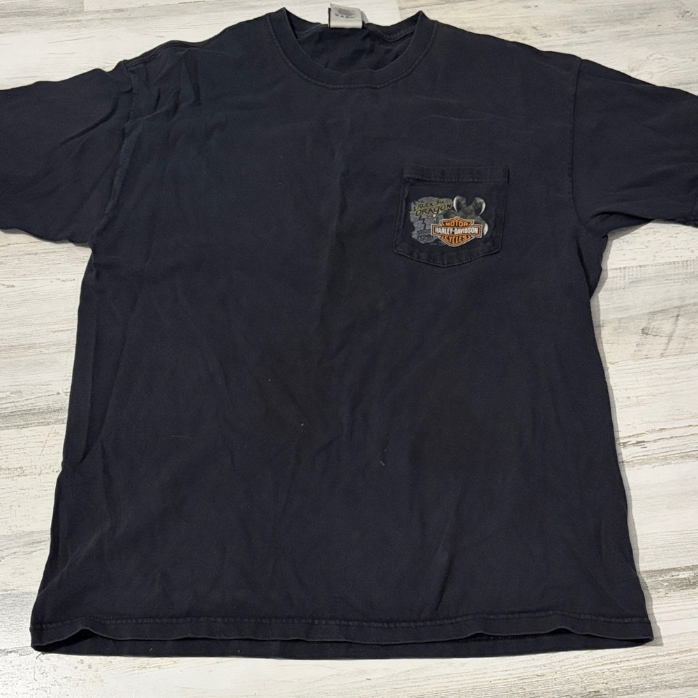 Harley-Davidson Smoky Mountain Dragon Tee Size Large. 2007 - Picture 4 of 8
